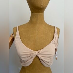 NWT SKIMS Twist Front Bralette, Sand (3X)